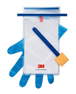 3m? ssl10nb2g海綿涂抹棒，含10毫升中和緩沖液和手套 ，100套/箱